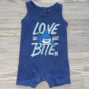 ⭐Hurley Baby Boy Summer Romper 3M⭐